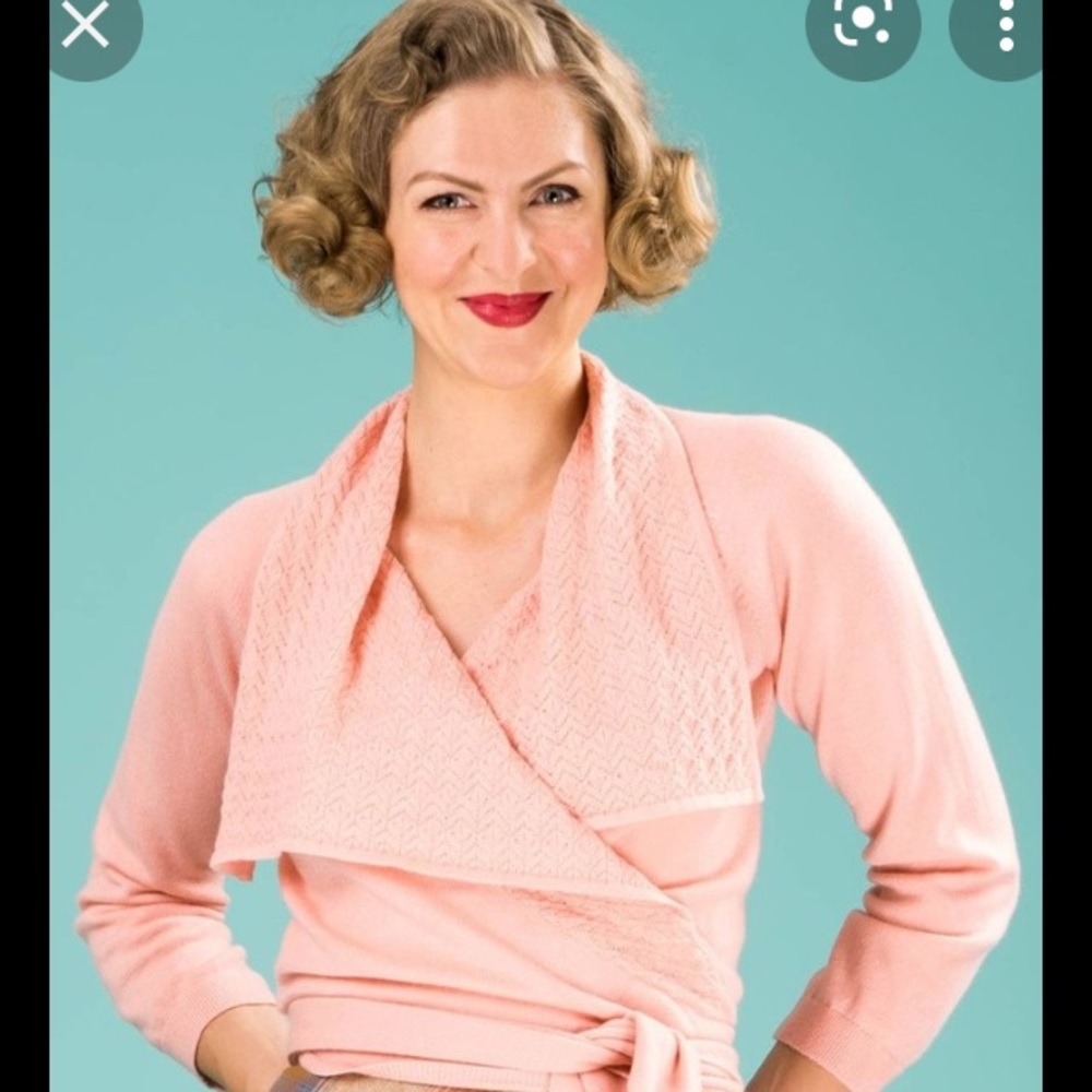 EUC Emmy Design Prima Ballerina Wrap Cardigan